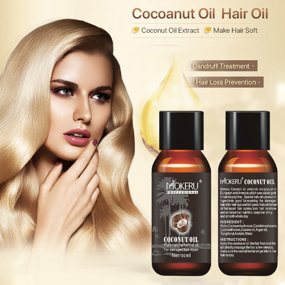 Coconut Oil Repair Frizz Repair Damage Hair Care Hai