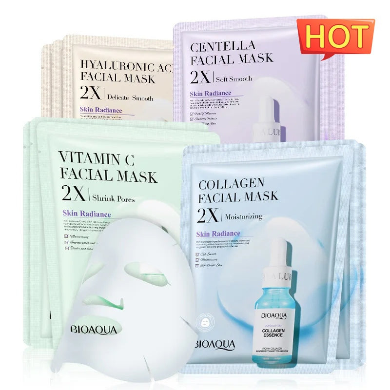 Collagen & Hyaluronic Acid Face Mask – Moisturizing & Firming